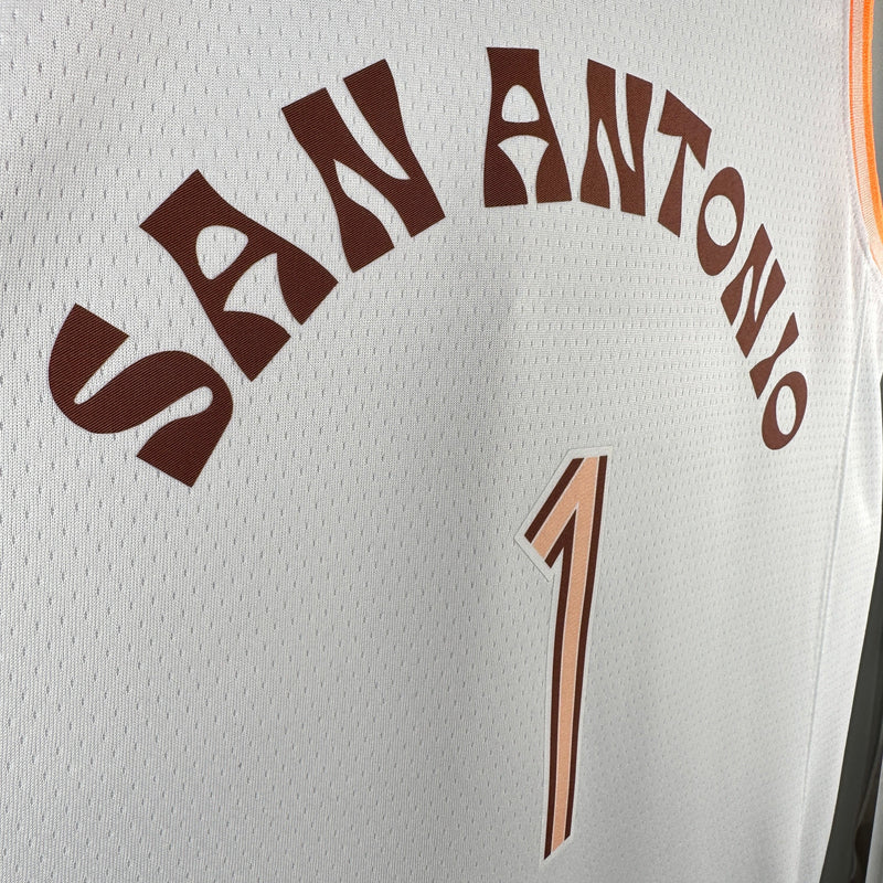 Camisa Regata San Antonio Spurs City Edition 2024 - Branca