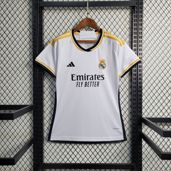 Camisa Torcedor Real Madrid I 2023/24 - Feminina