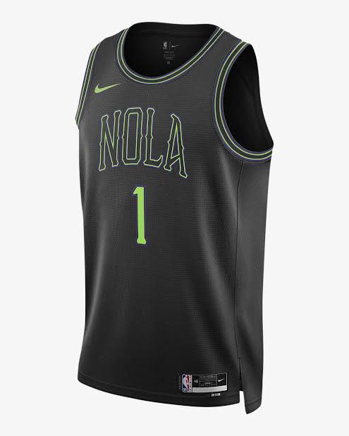 Camisa Regata New Orleans Pelicans City Edition 2024 - Preta