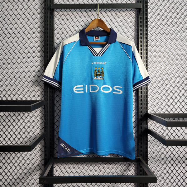 Camisa Retrô Manchester City I 1999/00 - Masculina