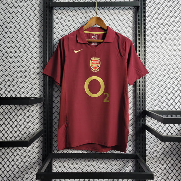 Camisa Retrô Arsenal I 2005/06 - Masculina